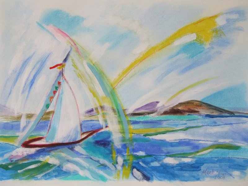 118.jpg - Gyermekkori álmok - 50 x 70 cm, pasztellkréta,akril, papír - magántulajdon