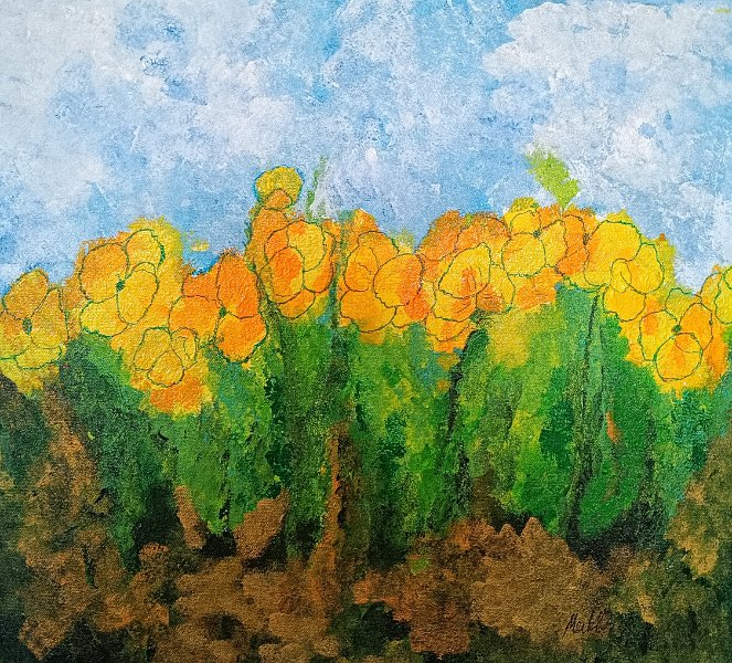 417.jpg - Tavasz van - 46 x 55 cm, akril, vászon